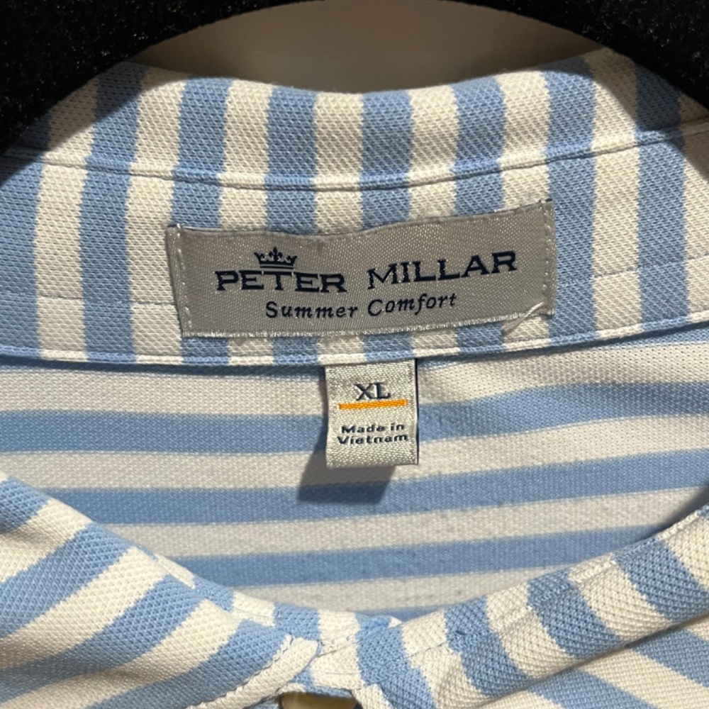 Peter Millar Crown Performance Polo Shirt Extra Large - Picture 2 of 3